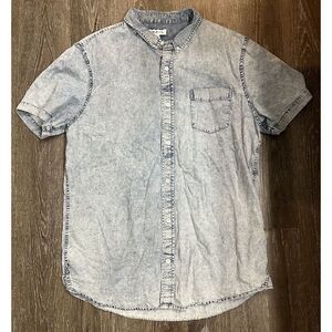 Women's Rails Acid Wash Blue Short Sleeve Tunic / Dress - Size XL